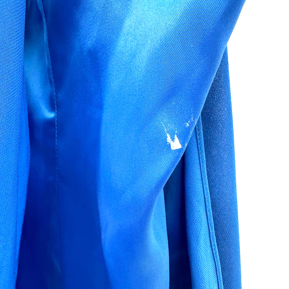 Max and Cleo size 2 aqua sky one shoulder mini dress blue - Picture 6 of 9